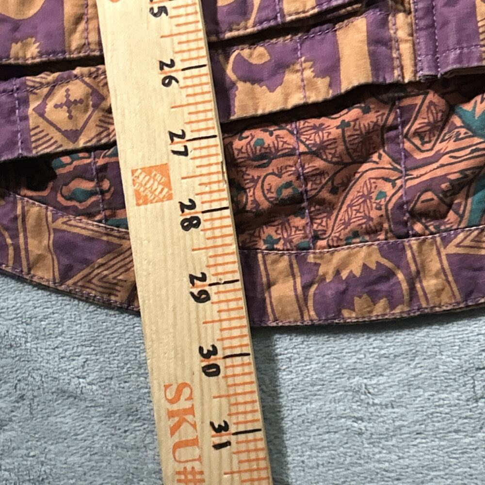 Y2k 2000s Gramicci Retro Anorak Patchwork Jacket Hoodie Mens Small Hawaiian VTG - Picture 15 of 16